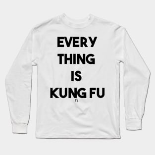 KUNG FU (b) Long Sleeve T-Shirt